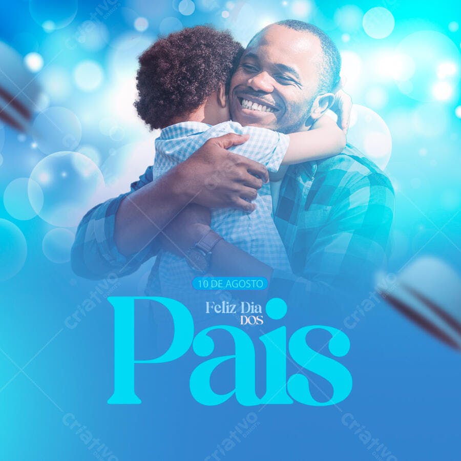 Post para Dia dos Pais PSD Editável