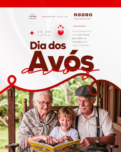 Dia dos Avós 26 de Julho social media psd editável (5)