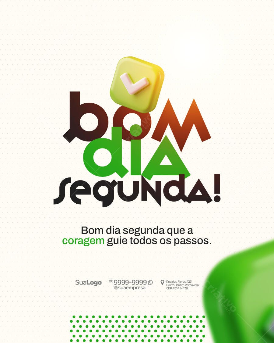Postagem de Boas Vindas à Semana PSD Editável