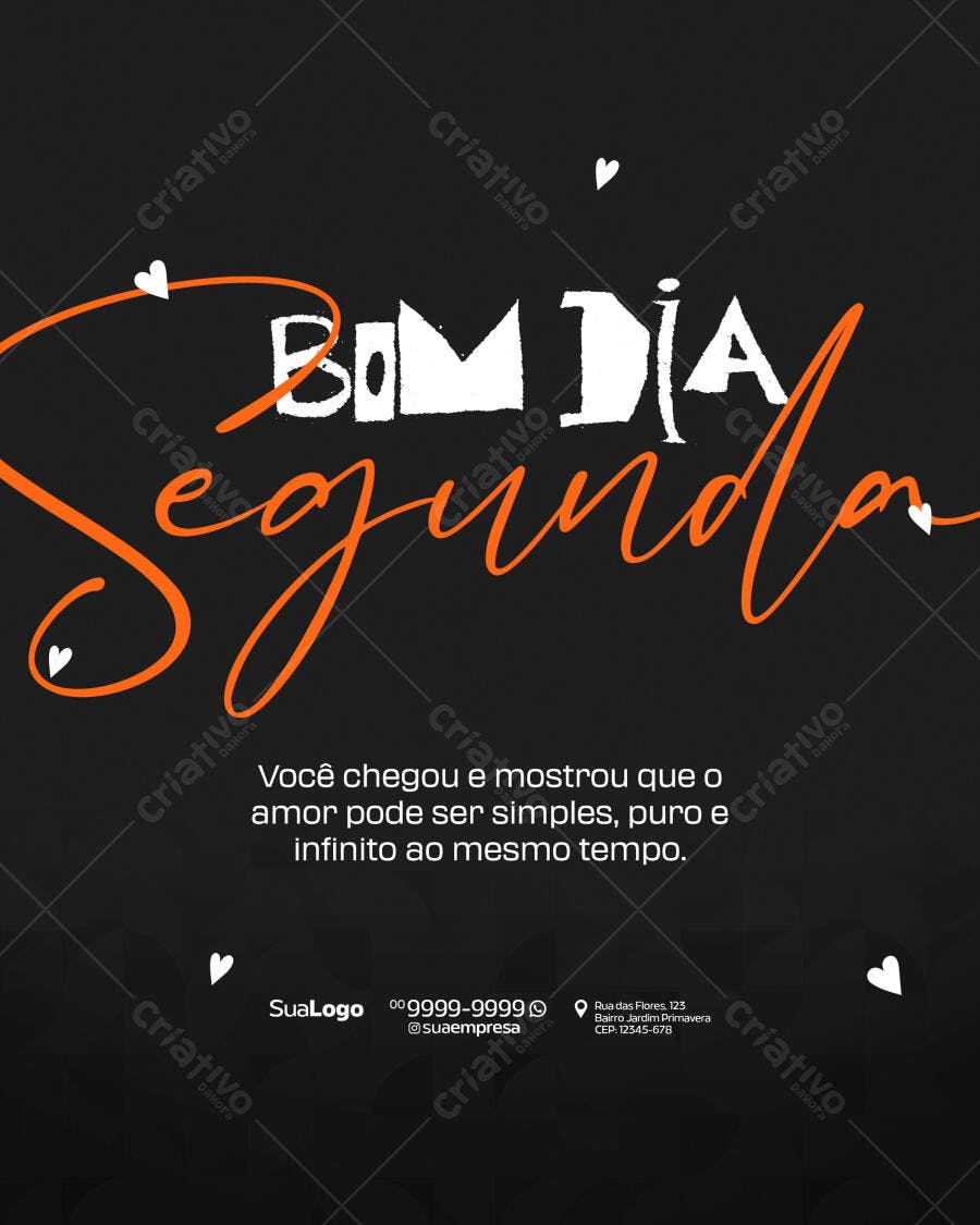 Post para Boas Vindas PSD Editável