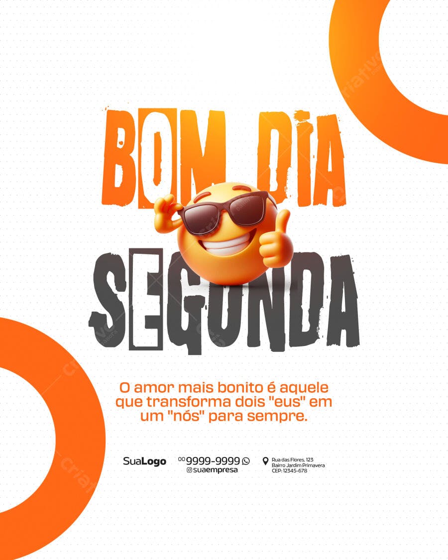 Postagem de Boas Vindas PSD Editável