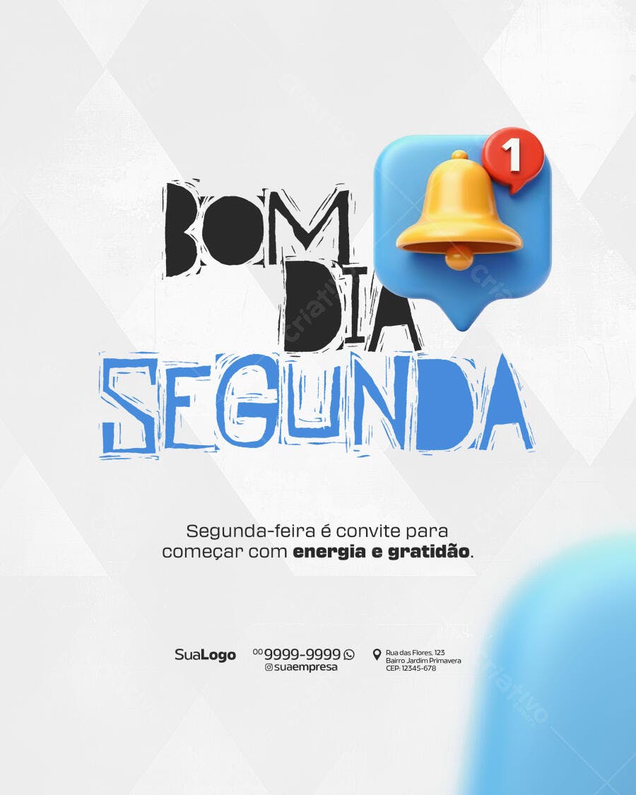 Postagem de Boas Vindas à Semana PSD Editável
