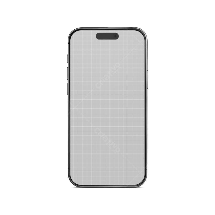 Mockup Realista de Smartphone Preto