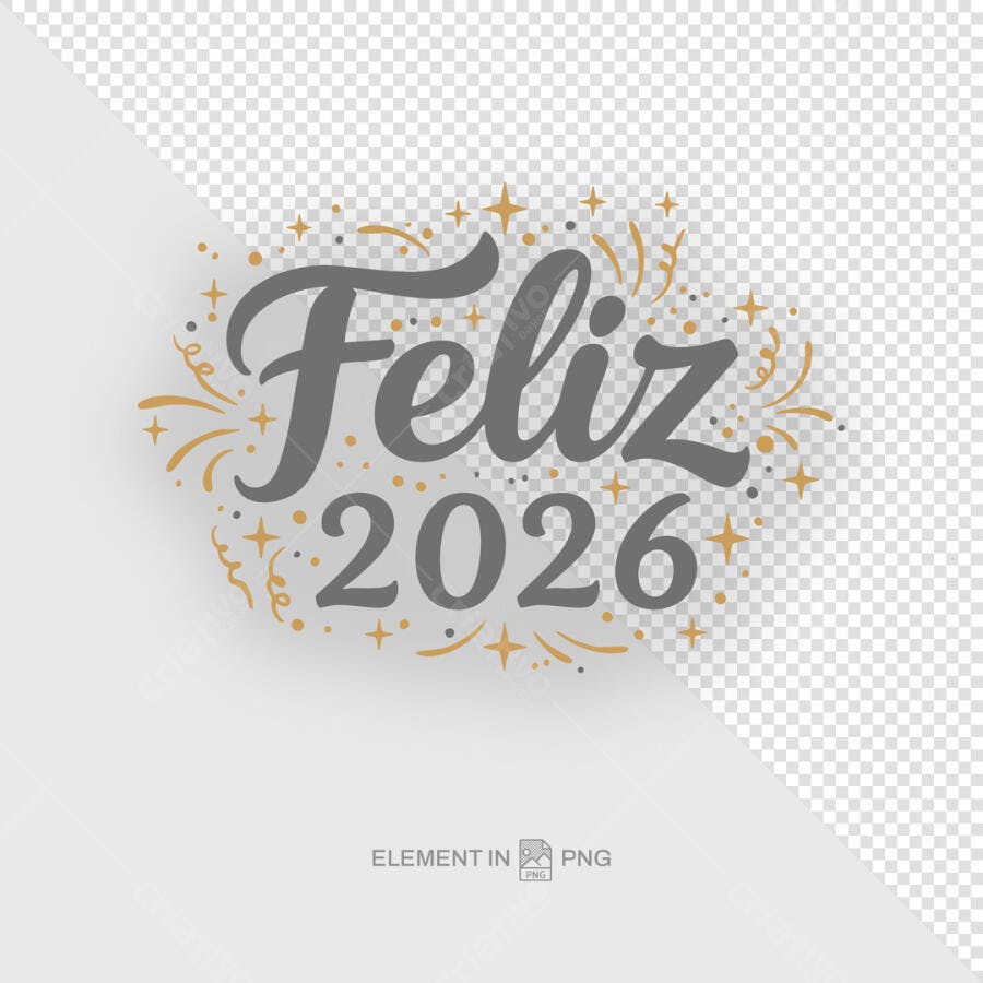 Arte Feliz 2026 PSD Editável