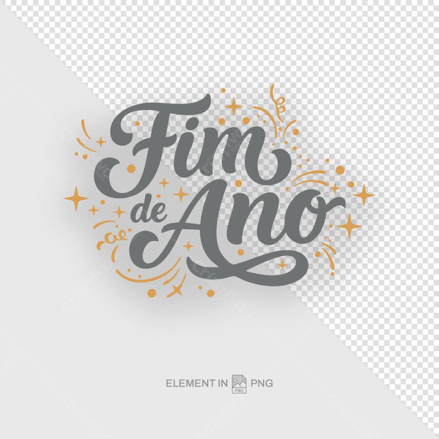 Arte para Fim de Ano PSD Editável