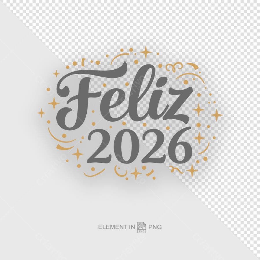 Arte Feliz 2026 PSD Editável