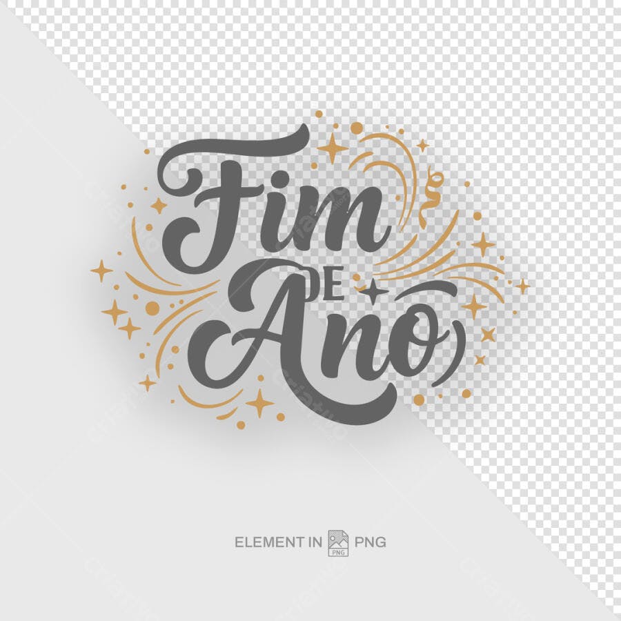Arte para Fim de Ano PSD Editável