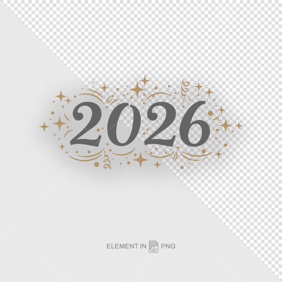 Design Ano Novo 2026 PSD Editável