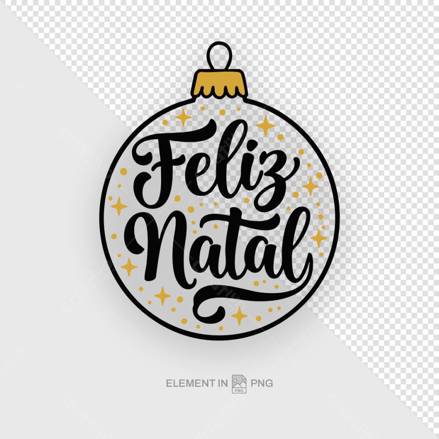 Arte Natalina Feliz Natal PSD Editável
