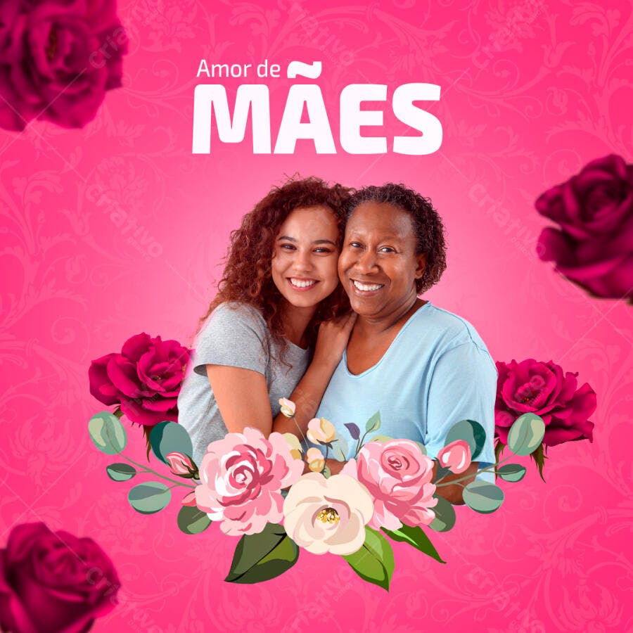 Post para Dia das Mães PSD Editável