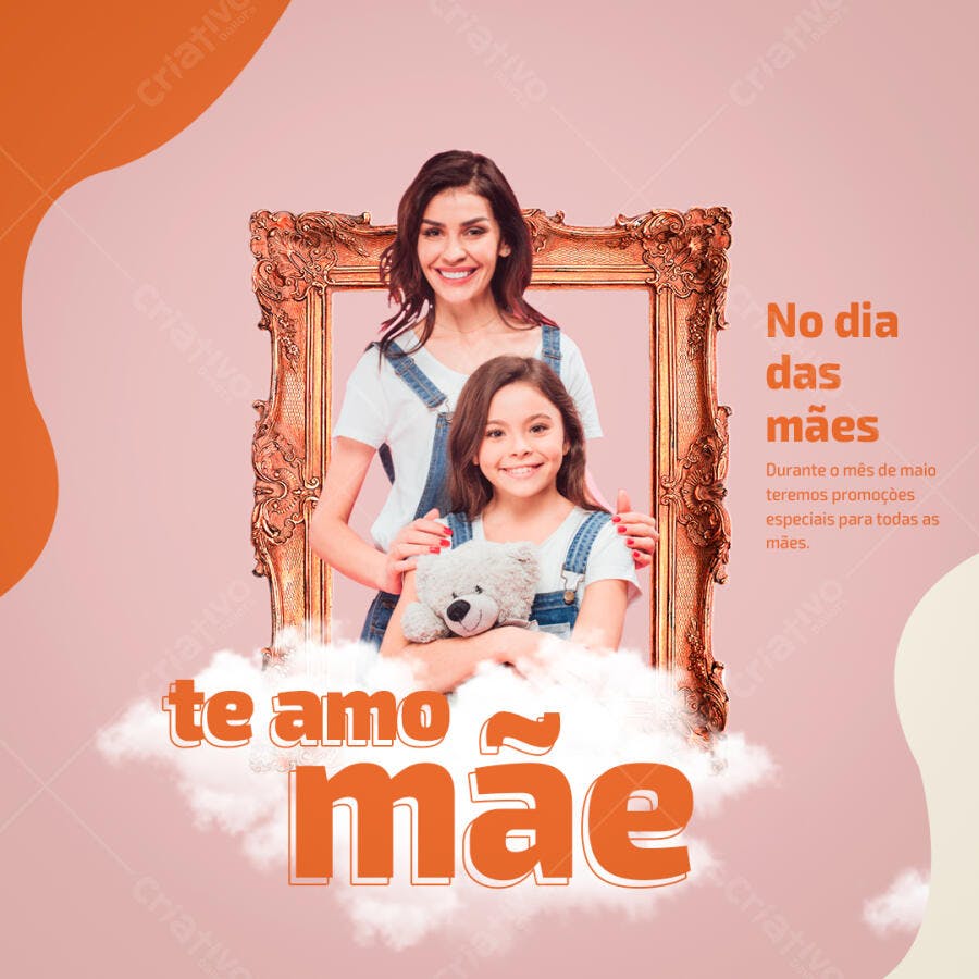 Postagem Dia das Mães PSD Editável