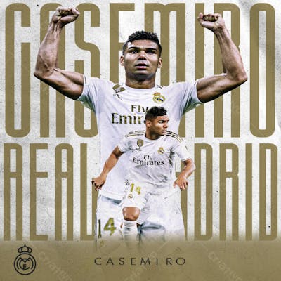 Futebol_Jogador_Casemiro_Real_Madrid_Social_Media_PSD_Editavel