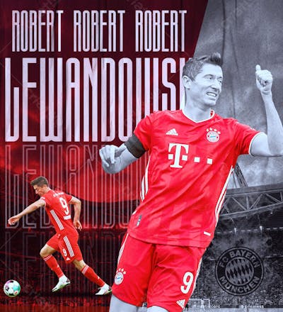 Futebol_Jogador_Robert_Lewandowski_Social_Media_PSD_Editavel
