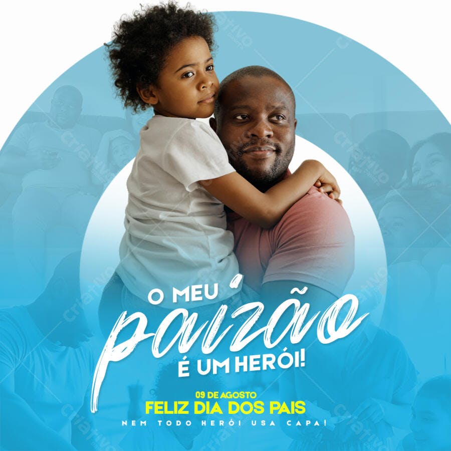 Postagem Dia dos Pais PSD Editável