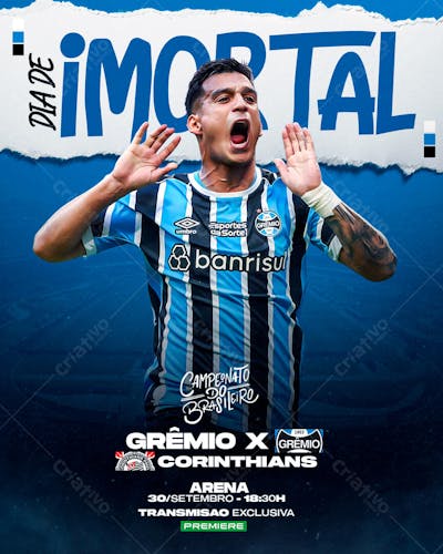 Futebol_Campeonato_Brasileiro_Gremio_X_Corinthians_Social_Media_PSD_Editavel