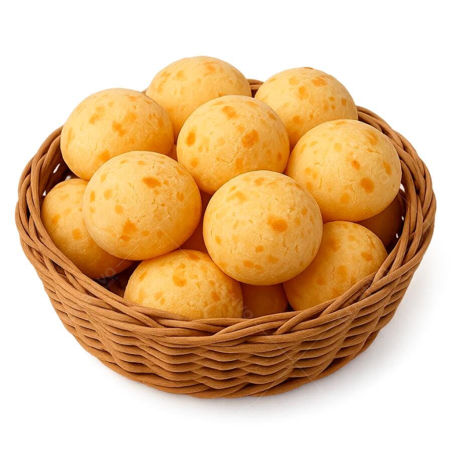 Imagem PNG de Pãezinhos de Queijo em Cesta com fundo transparente