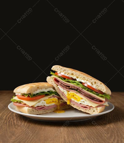Beirutes de Carne com Salada e Ovos