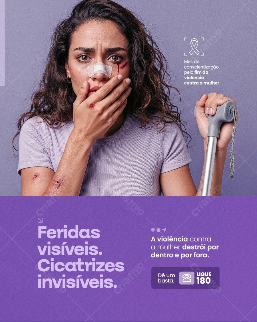 Post para o Dia Internacional da Mulher PSD Editável