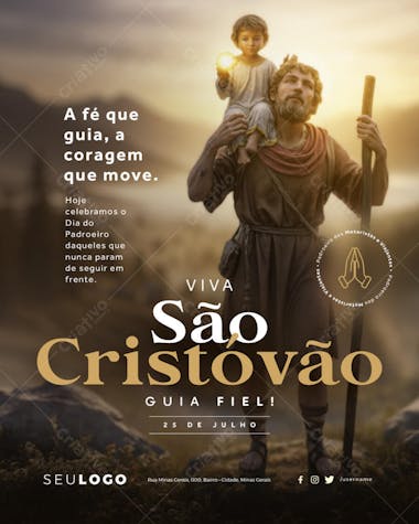 Psd Editável • 25 de Julho - Dia de São Cristóvão - 4