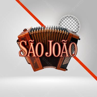 Accordion with 3D Text, 3D Saint John, Accordion, Transparent PNG