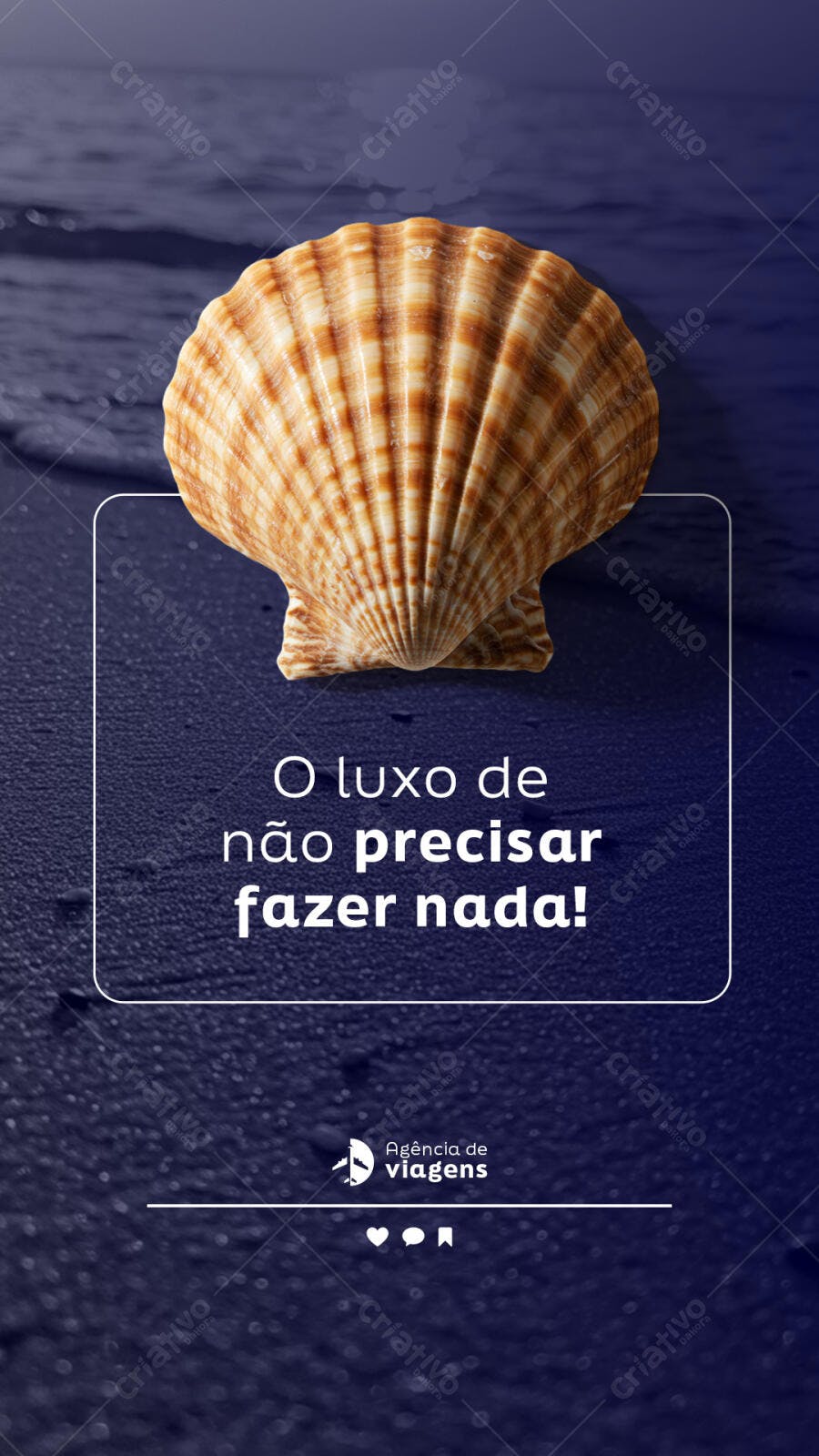 Post para Agência de Viagens PSD Editável