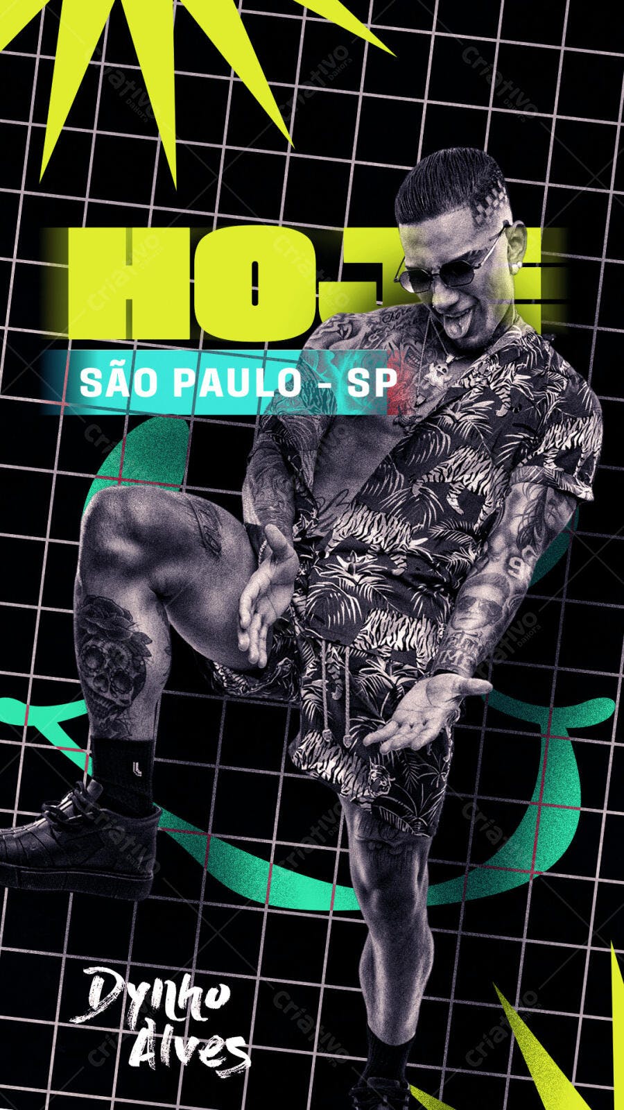 Flyer Dynho Alves PSD Editável