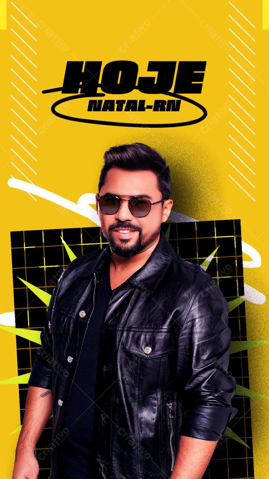 Flyer Show Natal RN PSD Editável