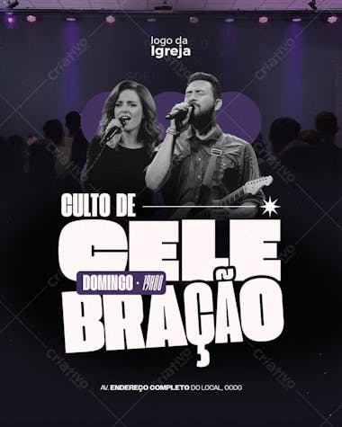 CULTO DE CELEBRAÇÃO | DOMINGO