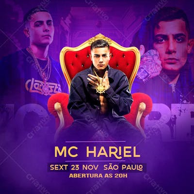 flyer mc hariel
