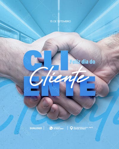 Feliz DIA DO CLIENTE 15 DE SETEMBRO
