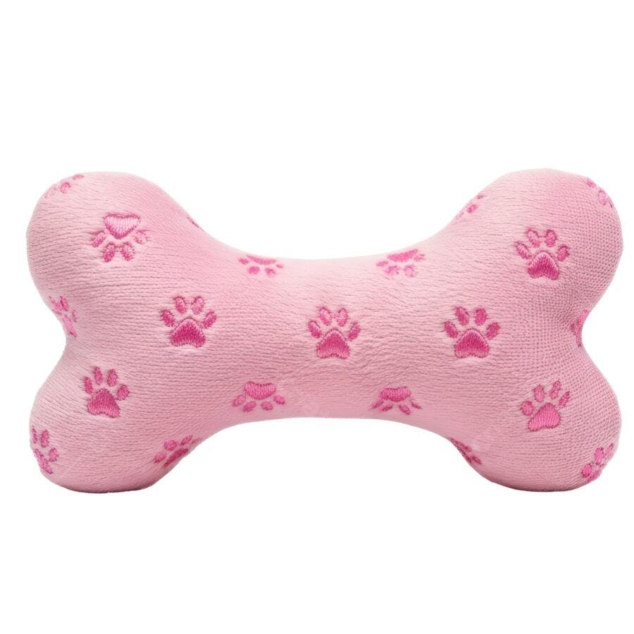 Brinquedo Osso Rosa para Cachorro Patinhas