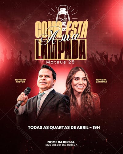 65 - FLYER DE QUARTA - COMO ESTÁ A SUA LÂMPADA