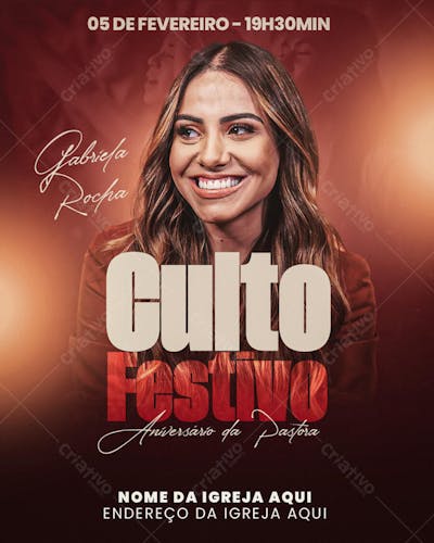 48 - CULTO FESTIVO - ANIVERSÁRIO DA PASTORA