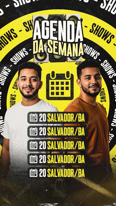 Flyer Agenda Semanal Story PSD Editável02