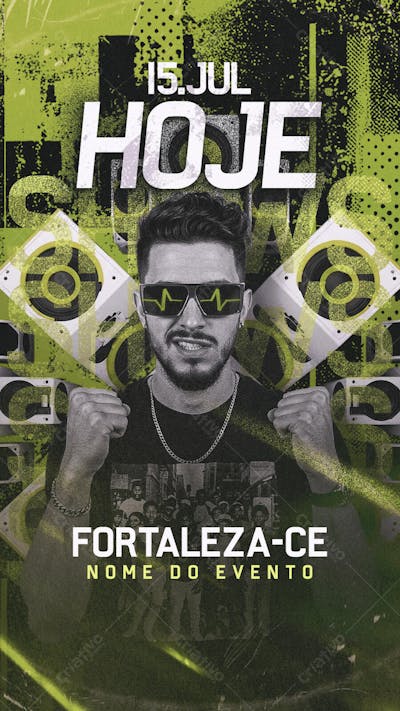 Flyer Agenda Hoje Story PSD Editável01