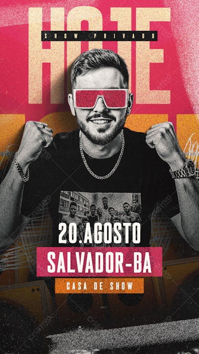 Flyer Agenda Hoje Story PSD Editável02
