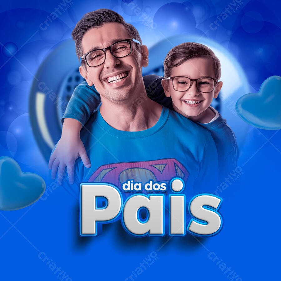 Flyer Dia dos Pais PSD Editável