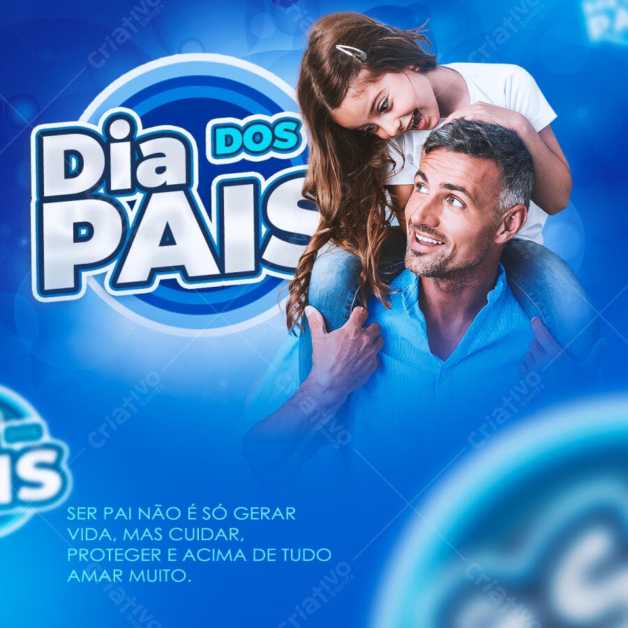 Flyer Dia dos Pais PSD Editável