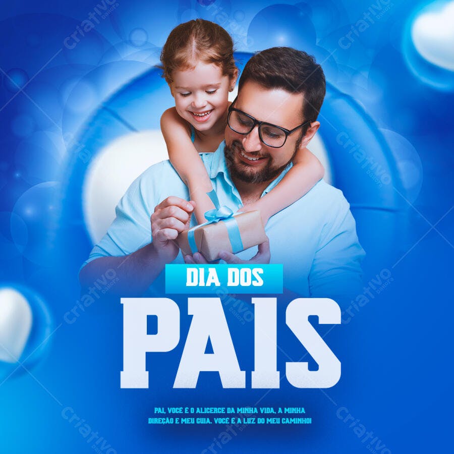 Flyer Dia dos Pais PSD Editável