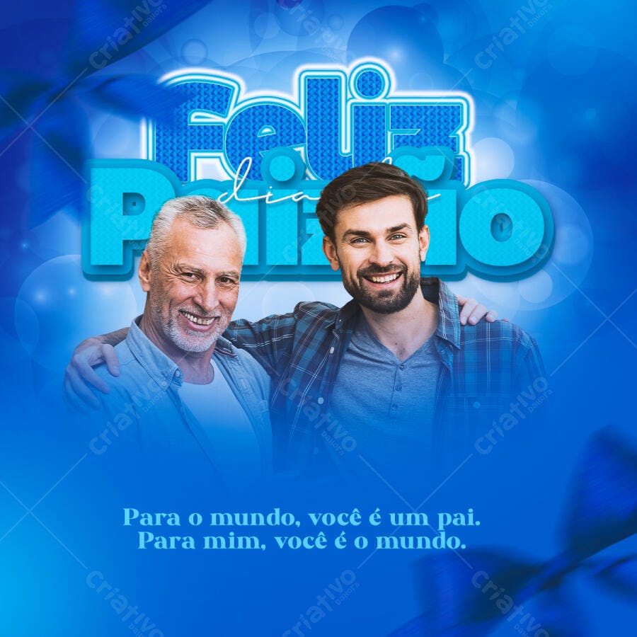 Flyer Dia dos Pais PSD Editável
