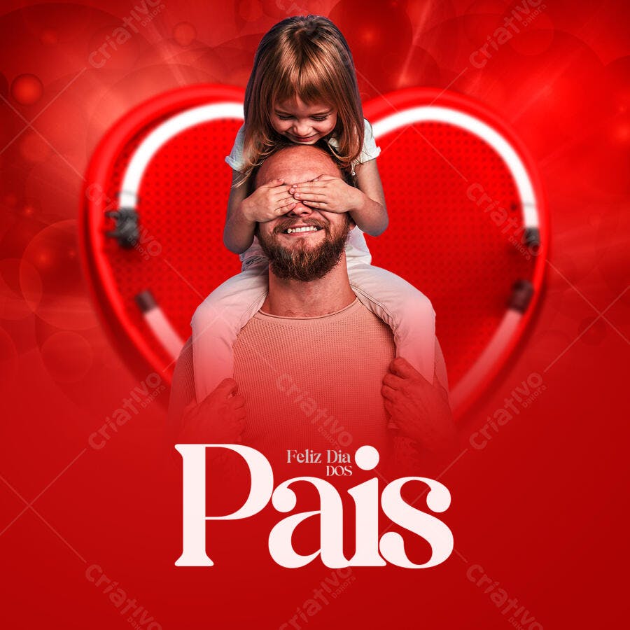 Postagem Dia dos Pais PSD Editável