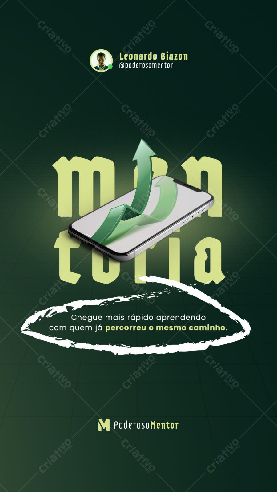 Flyer Mentoria de Negócios PSD Editável
