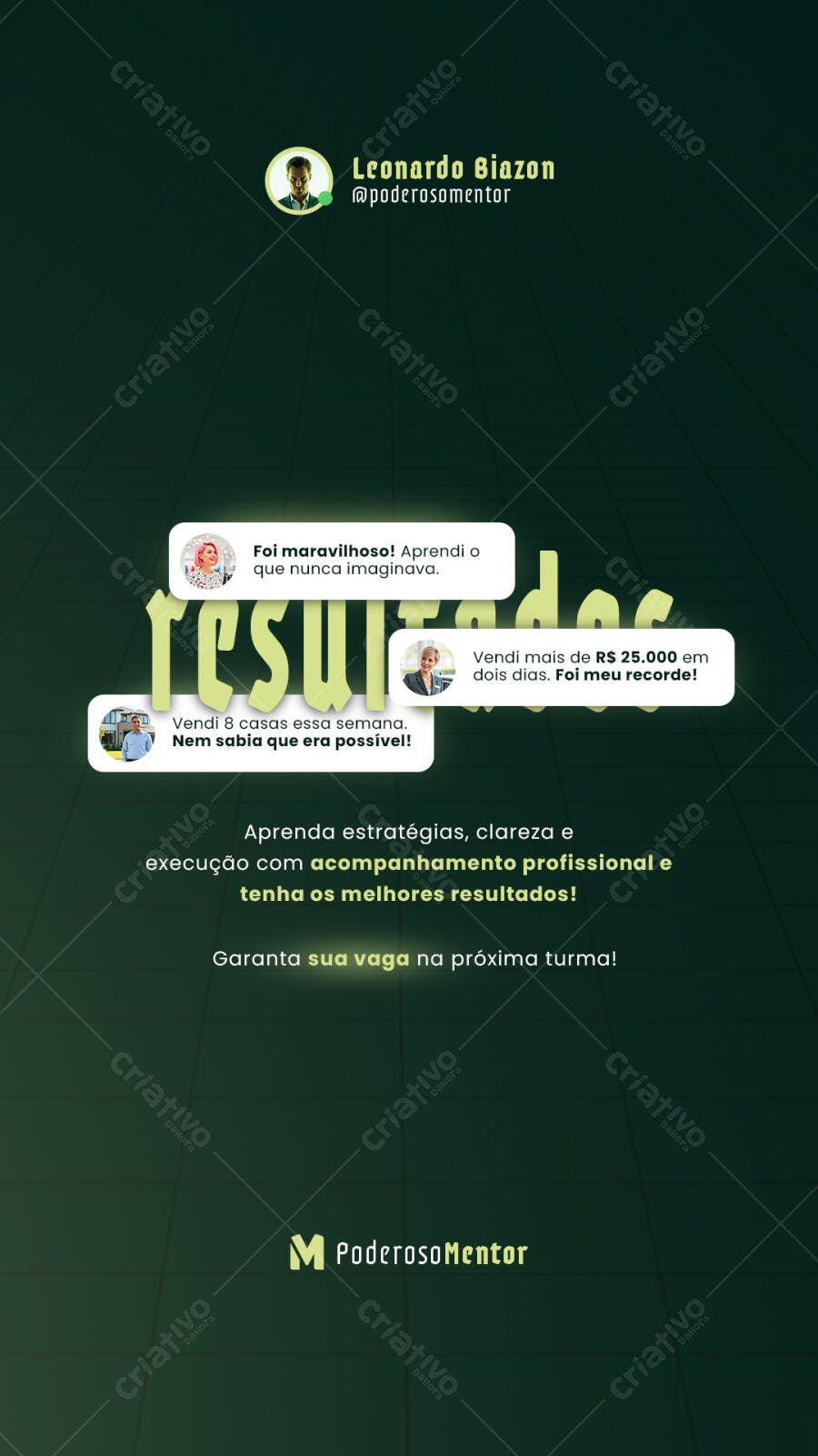 Post de Resultados de Imóveis PSD Editável