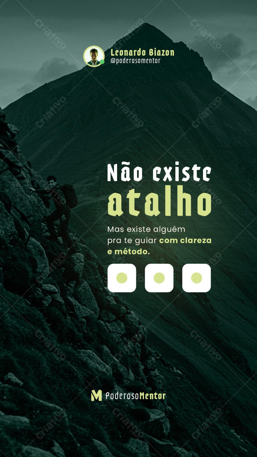 Post para Redes Sociais Motivacional PSD Editável