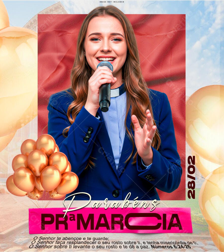 Flyer Aniversário Igreja PSD Editável