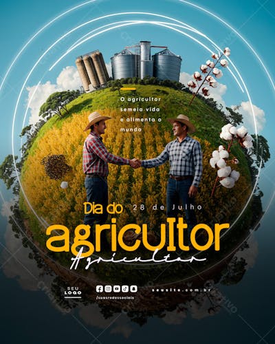 Dia do Agricultor 28 de Julho social media psd editável (1)
