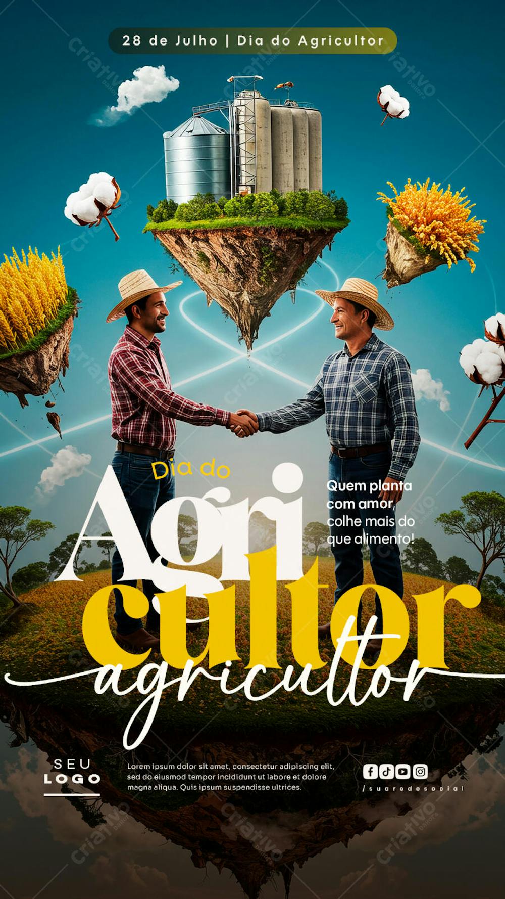 Dia do Agricultor 28 de Julho Story social media psd editável (10)