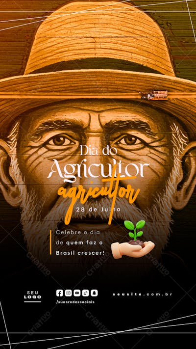 Dia do Agricultor 28 de Julho Story social media psd editável (7)