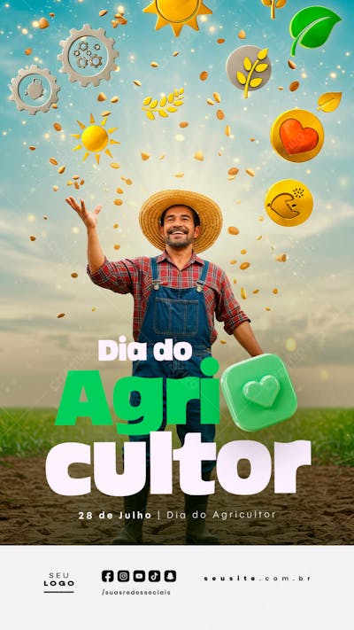 Dia do Agricultor 28 de Julho Story social media psd editável (6)