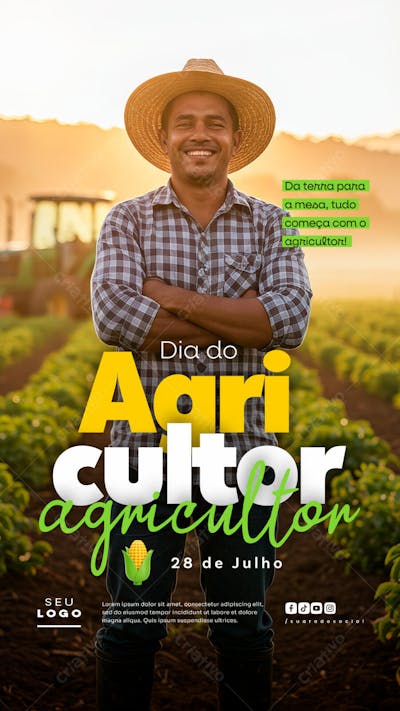 Dia do Agricultor 28 de Julho Story social media psd editável (18)